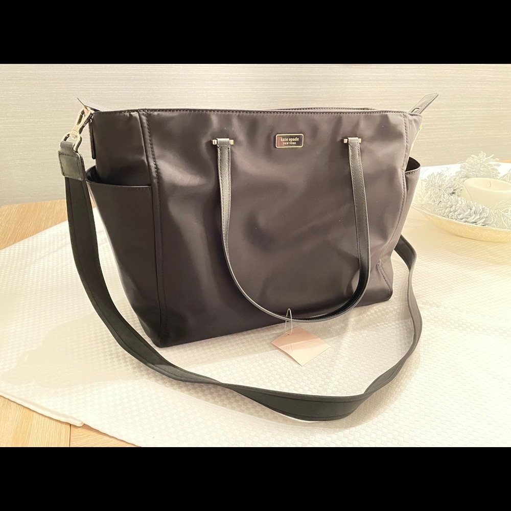 Kate Spade black diaper bag